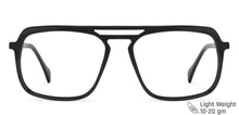 Load image into Gallery viewer, Black Square Full Rim Unisex Eyeglasses by Vincent Chase Online-143449