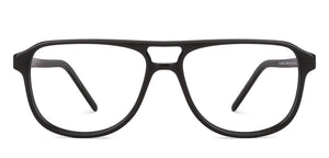 Black Aviator Full Rim Unisex Eyeglasses by Vincent Chase-148188