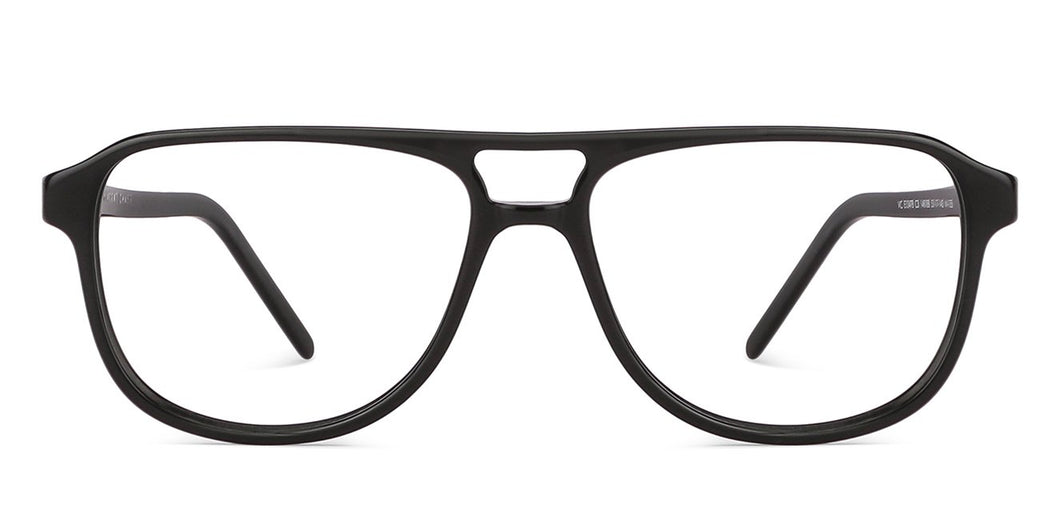 Black Aviator Full Rim Unisex Eyeglasses by Vincent Chase-148188