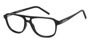 Black Aviator Full Rim Unisex Eyeglasses by Vincent Chase-148188