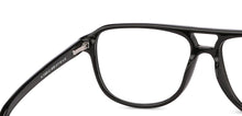 Load image into Gallery viewer, Black Aviator Full Rim Unisex Eyeglasses by Vincent Chase-148188