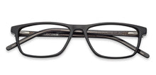 Load image into Gallery viewer, Black Rectangle Full Rim Unisex Eyeglasses by Vincent Chase VC-143457