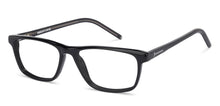 Load image into Gallery viewer, Black Rectangle Full Rim Unisex Eyeglasses by Vincent Chase VC-143457