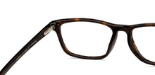 Load image into Gallery viewer, Tortoise Rectangle Full Rim Unisex Eyeglasses by Vincent Chase-150299