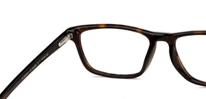 Tortoise Rectangle Full Rim Unisex Eyeglasses by Vincent Chase-150299