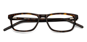 Tortoise Rectangle Full Rim Unisex Eyeglasses by Vincent Chase-150299
