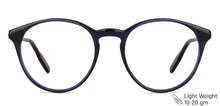 Load image into Gallery viewer, Blue Round Full Rim Unisex Eyeglasses by Vincent Chase-148196
