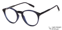 Load image into Gallery viewer, Blue Round Full Rim Unisex Eyeglasses by Vincent Chase-148196