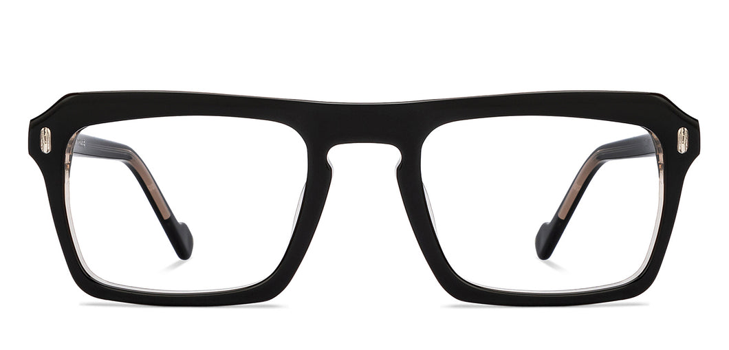 Black Square Full Rim Unisex Eyeglasses by Vincent Chase-209241