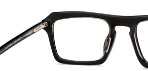 Black Square Full Rim Unisex Eyeglasses by Vincent Chase-209241