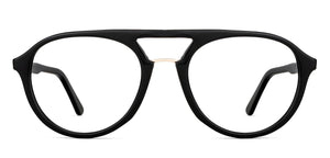 Black Aviator Full Rim Unisex Eyeglasses by Vincent Chase-149341