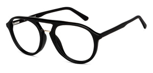 Black Aviator Full Rim Unisex Eyeglasses by Vincent Chase-149341