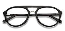 Load image into Gallery viewer, Black Aviator Full Rim Unisex Eyeglasses by Vincent Chase-149341