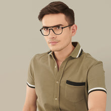 Load image into Gallery viewer, Black Wayfarer Full Rim Unisex Eyeglasses by Vincent Chase Computer Glasses-147363