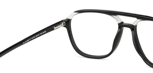 Black Wayfarer Full Rim Unisex Eyeglasses by Vincent Chase Computer Glasses-147363