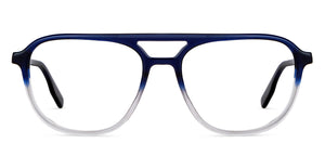 Blue Wayfarer Full Rim Unisex Eyeglasses by Vincent Chase-149300