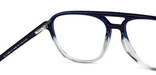 Load image into Gallery viewer, Blue Wayfarer Full Rim Unisex Eyeglasses by Vincent Chase-149300