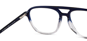 Blue Wayfarer Full Rim Unisex Eyeglasses by Vincent Chase-149300