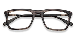 Grey Rectangle Full Rim Unisex Eyeglasses by Vincent Chase Computer Glasses-147365