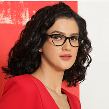 Load image into Gallery viewer, Black Cat Eye Full Rim Medium Women Eyeglasses by Vincent Chase-143716