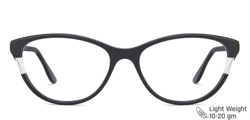 Black Cat Eye Full Rim Medium Women Eyeglasses by Vincent Chase-143716