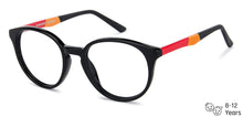 Load image into Gallery viewer, Black Round Full Rim Kid Eyeglasses by Lenskart Junior-143724