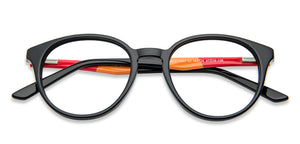 Black Round Full Rim Kid Eyeglasses by Lenskart Junior-143724