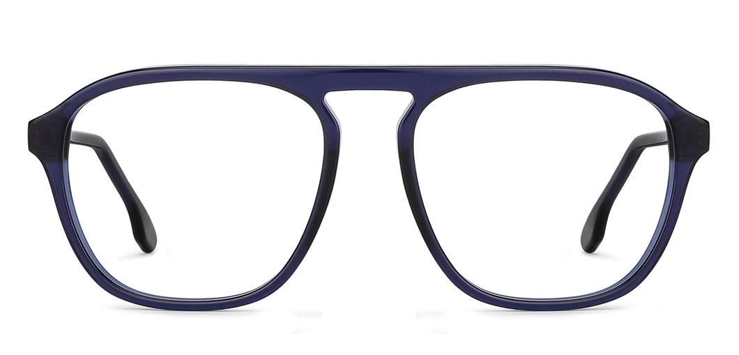 Blue Square Full Rim Unisex Eyeglasses by Vincent Chase Computer Glasses-147374