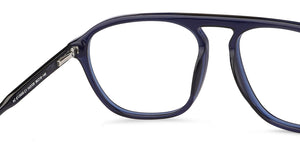 Blue Square Full Rim Unisex Eyeglasses by Vincent Chase Computer Glasses-147374