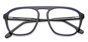 Blue Square Full Rim Unisex Eyeglasses by Vincent Chase Computer Glasses-147374
