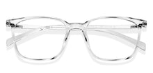 Load image into Gallery viewer, Transparent Square Full Rim Unisex Eyeglasses by Lenskart Blu-143904