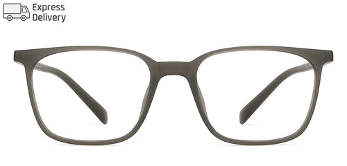 Grey Square Full Rim Unisex Eyeglasses by Lenskart Blu-143905
