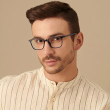 Load image into Gallery viewer, Blue Square Full Rim Unisex Eyeglasses by Lenskart Blu-143906