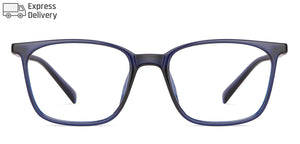 Blue Square Full Rim Unisex Eyeglasses by Lenskart Blu-143906