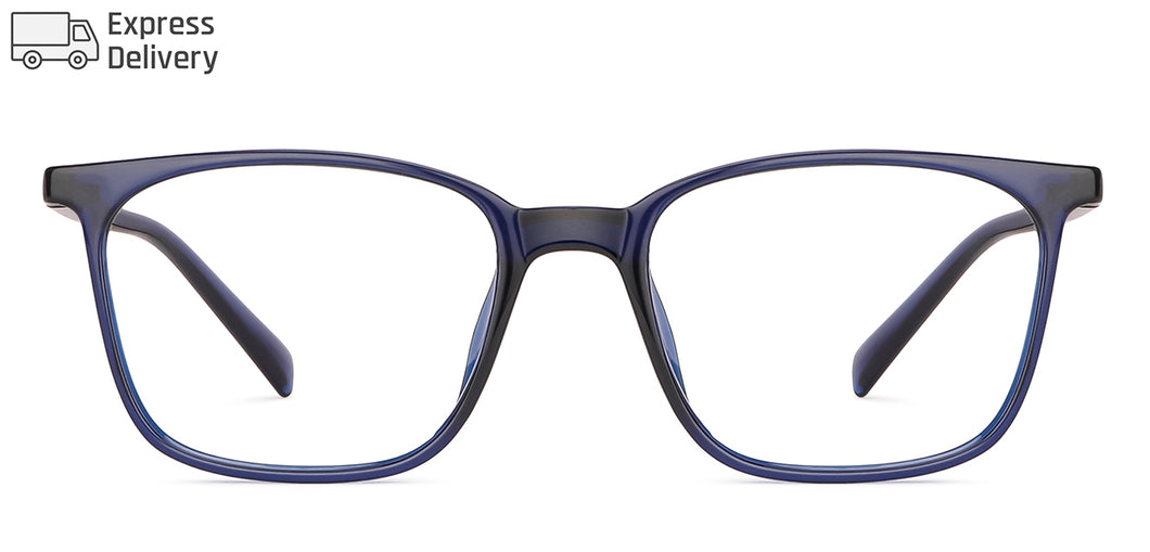 Blue Square Full Rim Unisex Eyeglasses by Lenskart Blu-143906