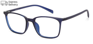 Blue Square Full Rim Unisex Eyeglasses by Lenskart Blu-143906