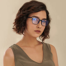 Load image into Gallery viewer, Blue Square Full Rim Unisex Eyeglasses by Lenskart Blu-143906