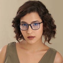 Load image into Gallery viewer, Blue Square Full Rim Unisex Eyeglasses by Lenskart Blu-143906