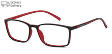 Load image into Gallery viewer, Black Rectangle Full Rim Unisex Eyeglasses by Lenskart Blu-143909