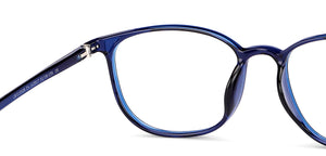 Blue Round Full Rim Unisex Eyeglasses by Lenskart Blu-143917