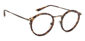 Brown Round Full Rim Unisex Eyeglasses by Lenskart Blu-143892