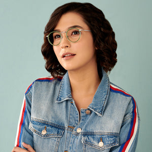 Grey Round Full Rim Unisex Eyeglasses by Lenskart Blu-143895