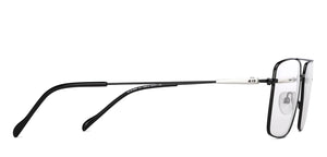 Black Rectangle Full Rim Unisex Eyeglasses by Vincent Chase-202481