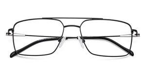 Black Rectangle Full Rim Unisex Eyeglasses by Vincent Chase-202481