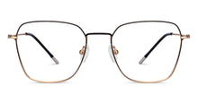 Load image into Gallery viewer, Black Geometric Full Rim Unisex Eyeglasses by Vincent Chase-201817