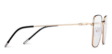 Load image into Gallery viewer, Black Geometric Full Rim Unisex Eyeglasses by Vincent Chase-201817