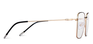 Black Geometric Full Rim Unisex Eyeglasses by Vincent Chase-201817