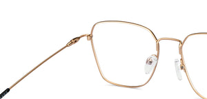 Black Geometric Full Rim Unisex Eyeglasses by Vincent Chase-201817