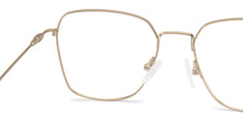 Load image into Gallery viewer, Gold Square Full Rim Medium Unisex Eyeglasses by Vincent Chase Online-145527