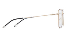 Load image into Gallery viewer, Gold Square Full Rim Medium Unisex Eyeglasses by Vincent Chase Online-145527